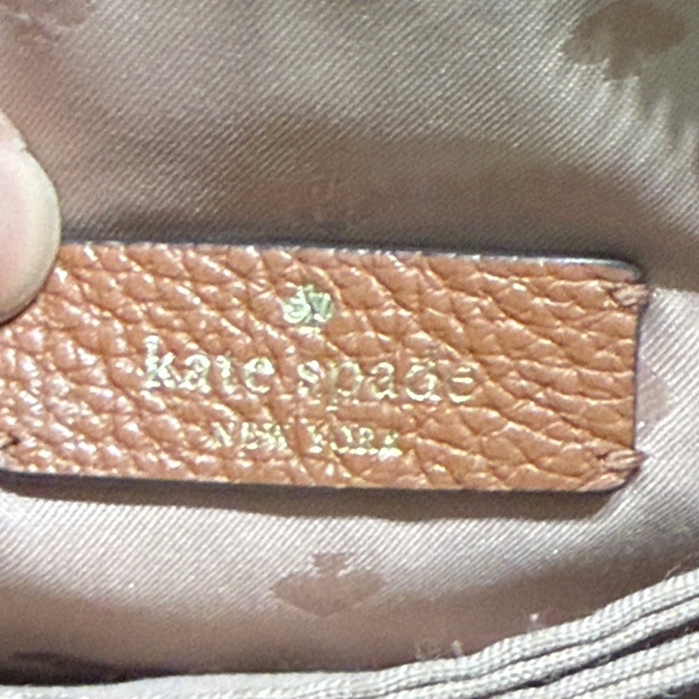 Kate Spade New York Leila Triple Gusset Crossbody Brown Bag - Picture 5 of 14
